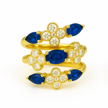 Charger l'image dans la galerie, Bague Margaux - Saphirs
