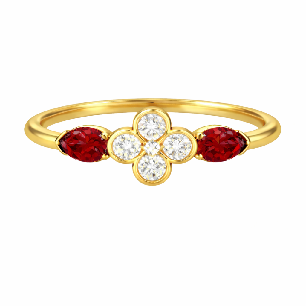 Pauline Ring - Garnets