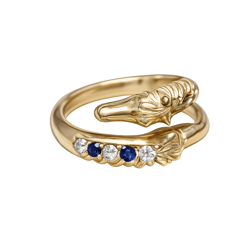 Bague Equus - Saphirs