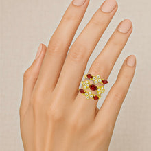 Charger l'image dans la galerie, Bague Margaux - Grenats