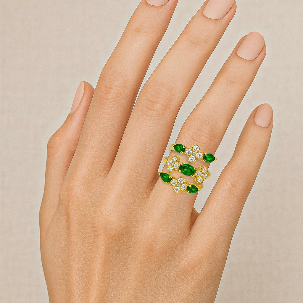 Margaux Ring - Tsavorites