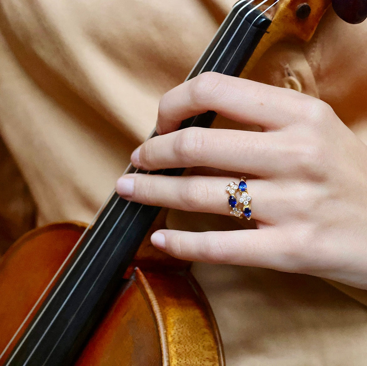 Bague Elisabeth - Saphirs