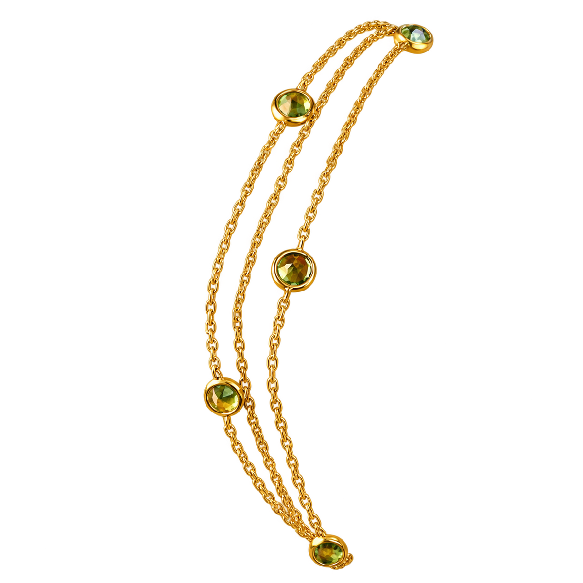 Bracelet Mathilde - Péridots