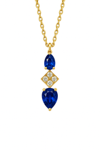 Charger l'image dans la galerie, Collier Alexandra - Saphirs bleus