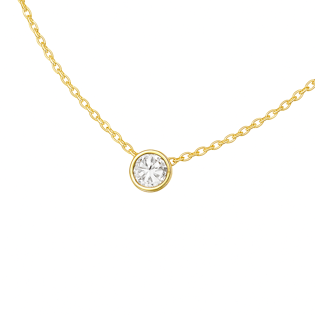 Collier Marguerite - Diamant 0,5 ct