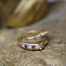 Charger l'image dans la galerie, Bague Equus - Émeraudes