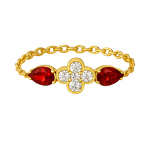 Charger l'image dans la galerie, Bague Charlotte - Grenats