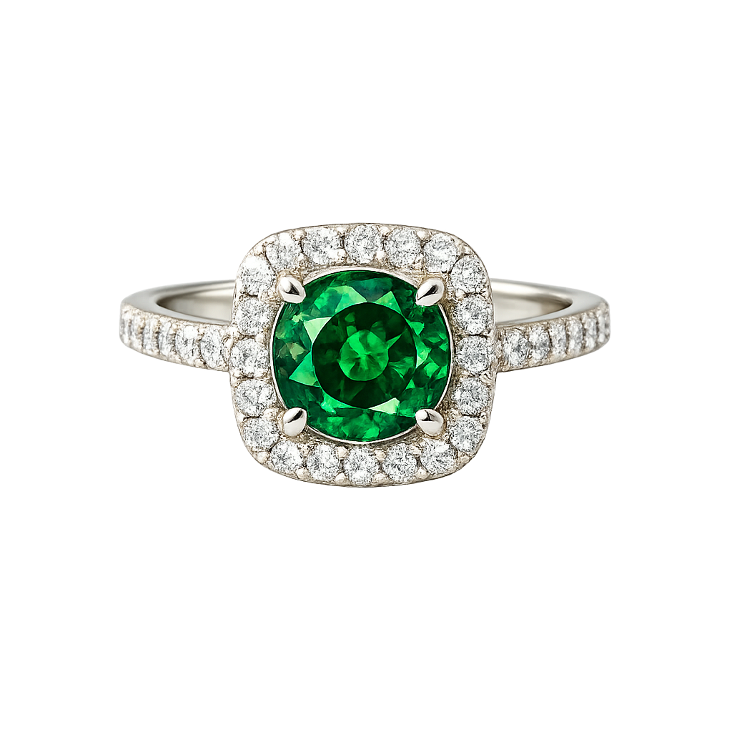 Sofia Ring - Green Sapphire
