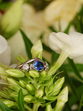 Charger l'image dans la galerie, Bague Marine - Saphir vert