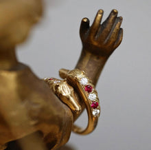 Charger l'image dans la galerie, Bague Equus - Émeraudes