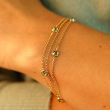 Charger l'image dans la galerie, Bracelet Mathilde - Péridots