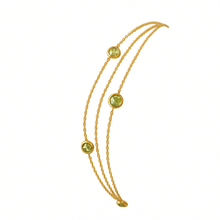 Charger l'image dans la galerie, Bracelet Mathilde - Péridots