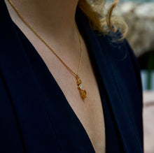 Charger l'image dans la galerie, Collier Alexandra - Saphirs jaunes