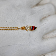 Charger l'image dans la galerie, Collier Alexandra - Citrine et Grenat rouge
