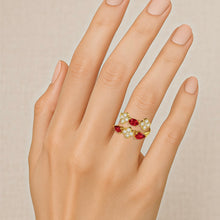Charger l'image dans la galerie, Bague Elisabeth - Grenats