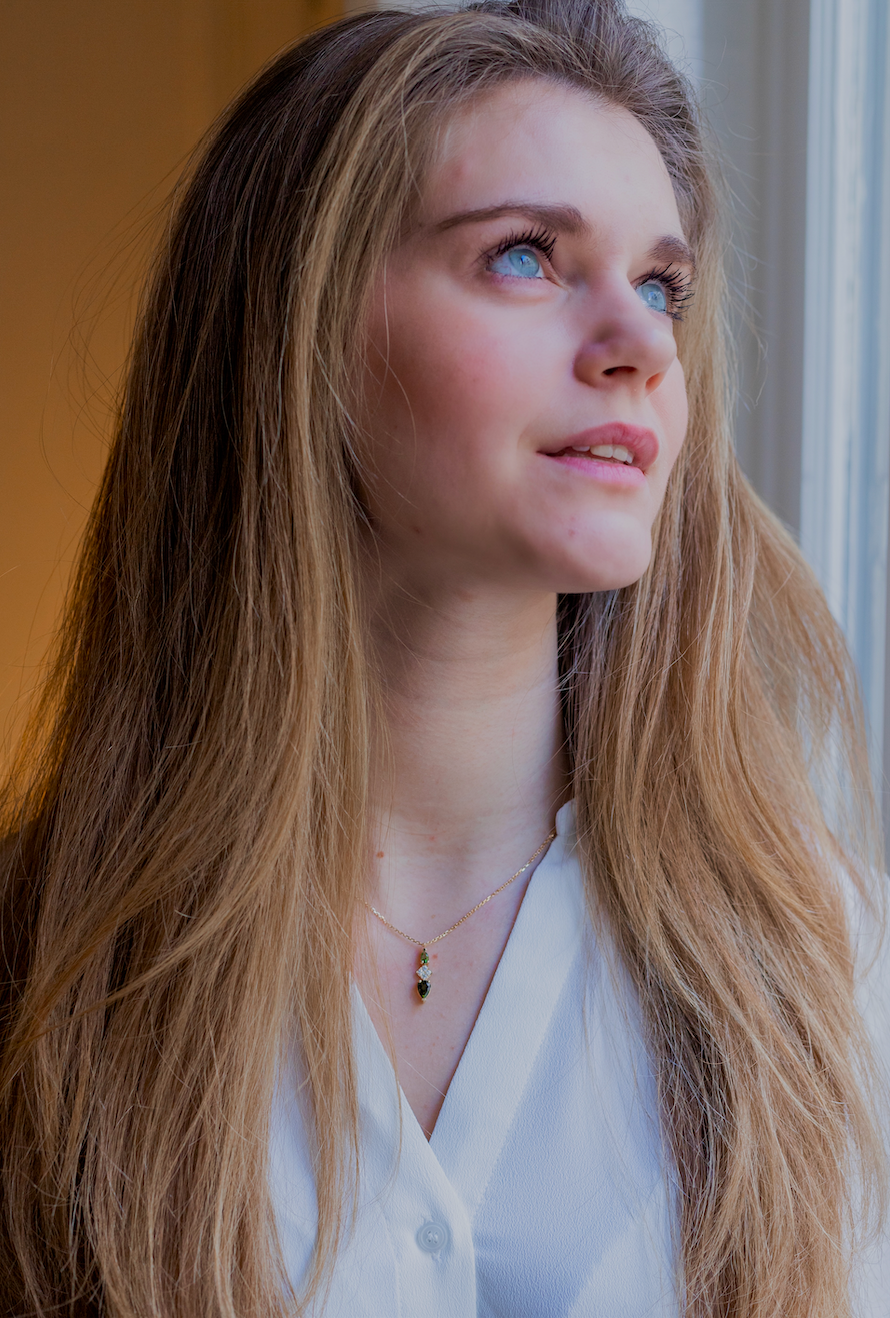 Alexandra Necklace - Light tourmaline and dark tourmaline