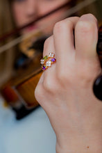 Charger l'image dans la galerie, Bague Elisabeth - Topaze et Saphirs