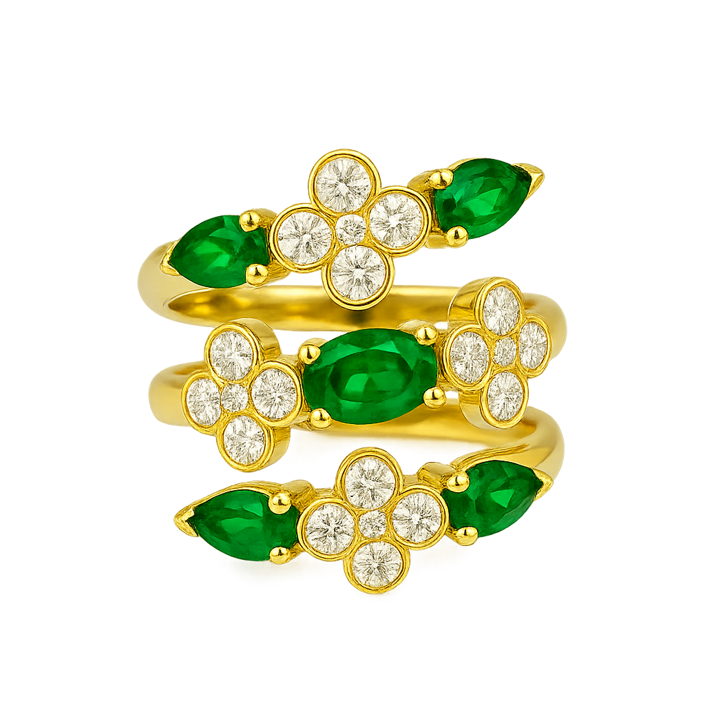 Margaux Ring - Tsavorites