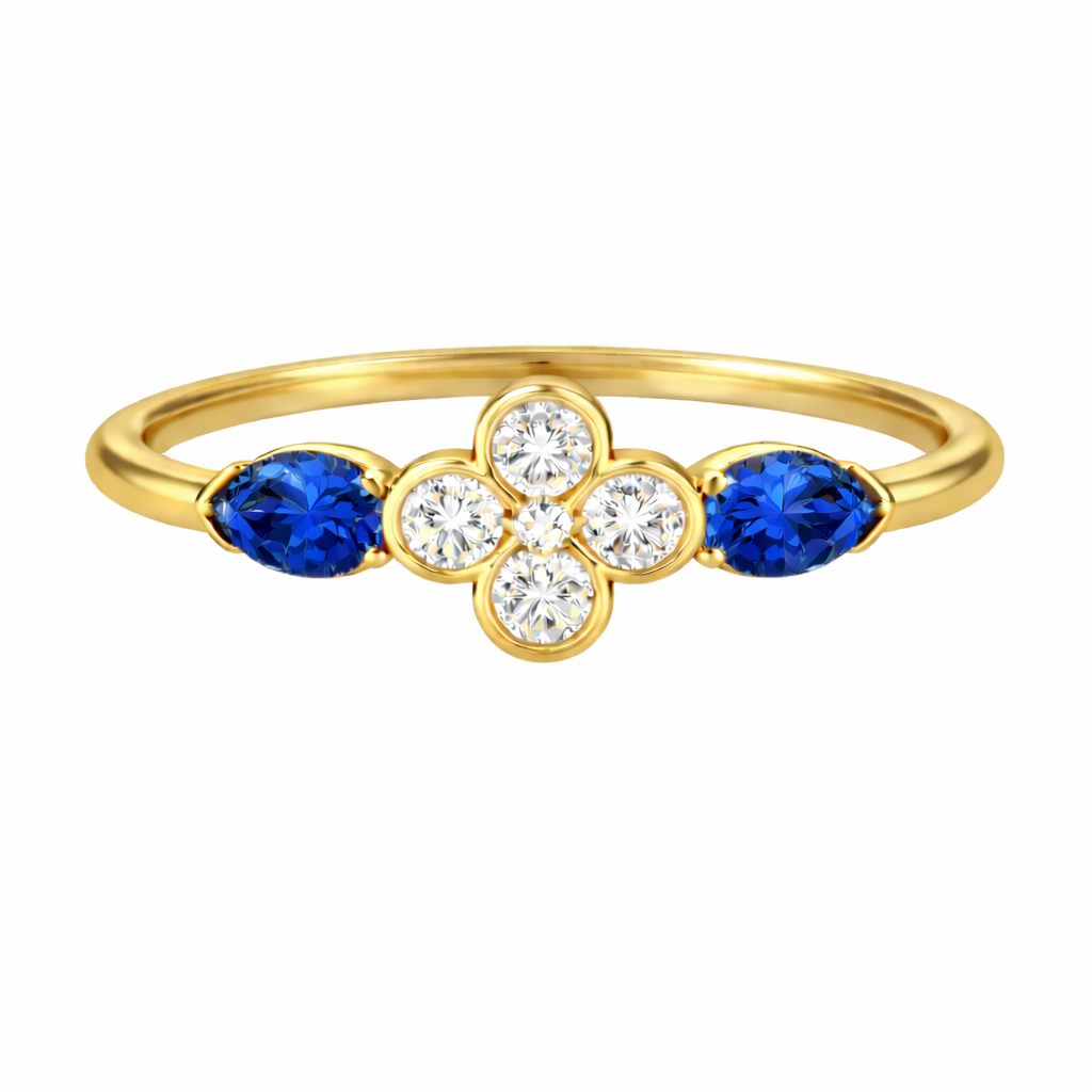 Pauline Ring - Blue Sapphires