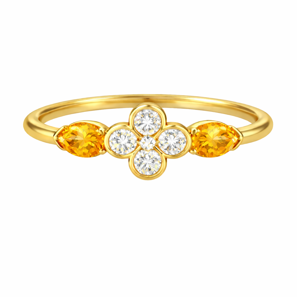Pauline Ring - Citrines