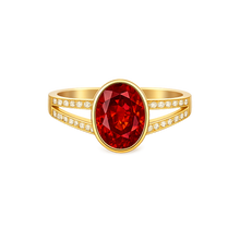 Charger l'image dans la galerie, Bague Alice - Grenat
