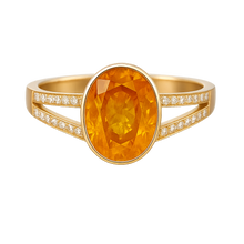 Charger l&#39;image dans la galerie, Bague Alice - Citrine
