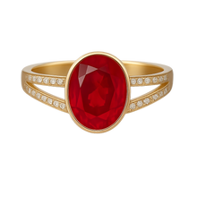 Charger l&#39;image dans la galerie, Bague Alice - Grenat
