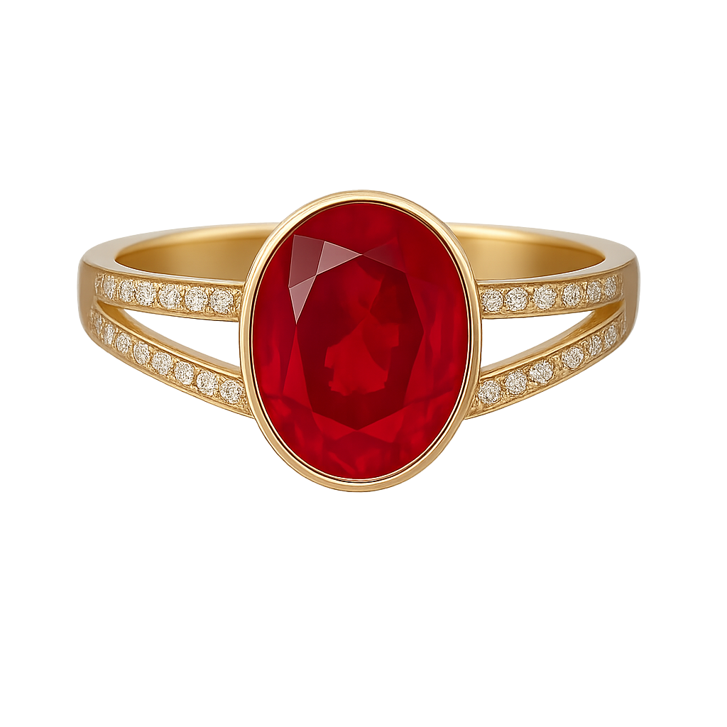 Bague Alice - Grenat
