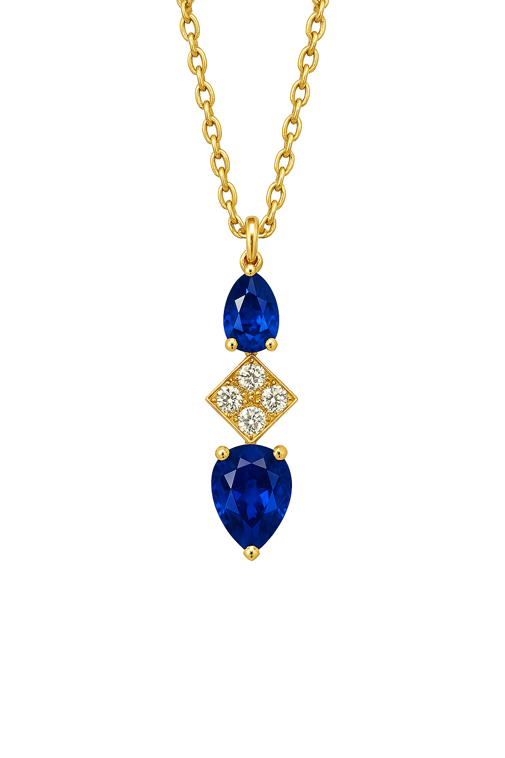 Alexandra Necklace - Blue Sapphires