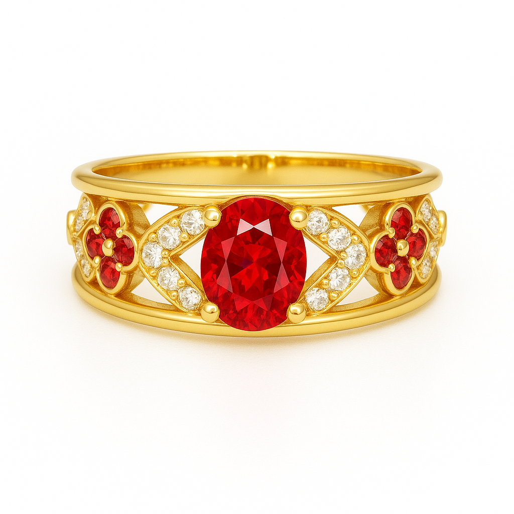 Bague Anastasia - Rubis