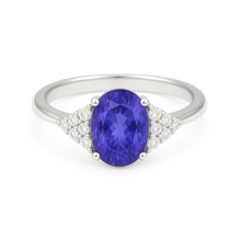 Charger l&#39;image dans la galerie, Bague Tosca - Tanzanite
