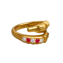 Charger l&#39;image dans la galerie, Bague Equus - Rubis
