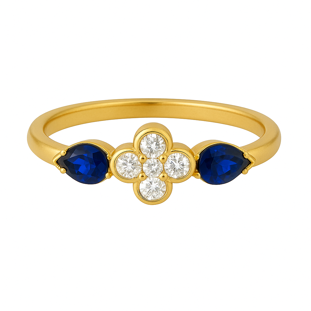 Bague Pauline - Saphirs bleus