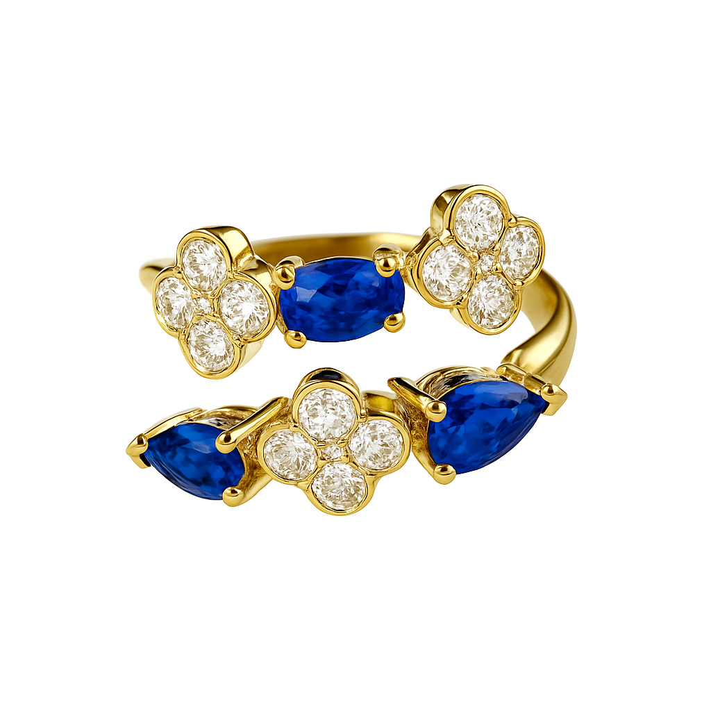 Bague Elisabeth - Saphirs