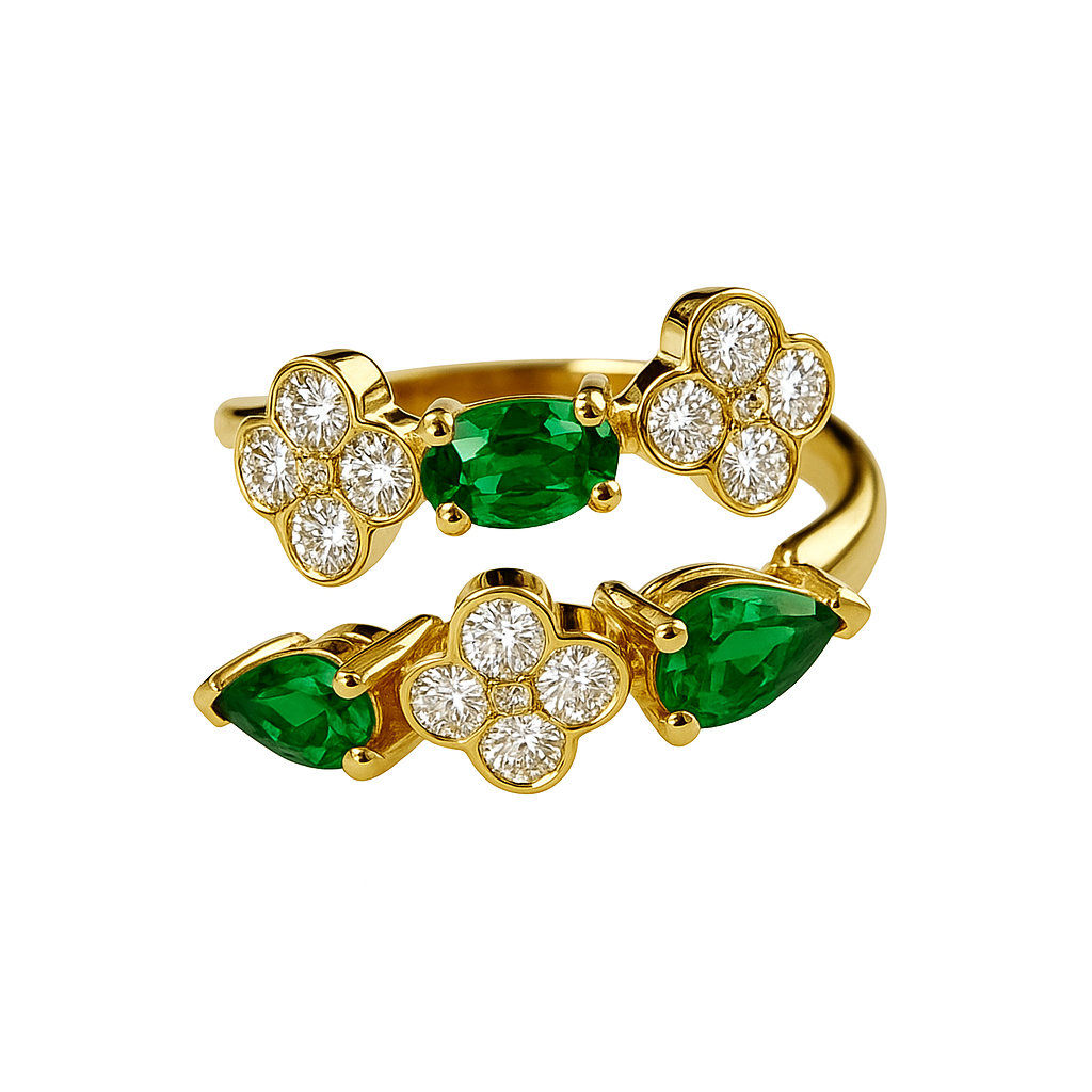 Bague Elisabeth - Tsavorites