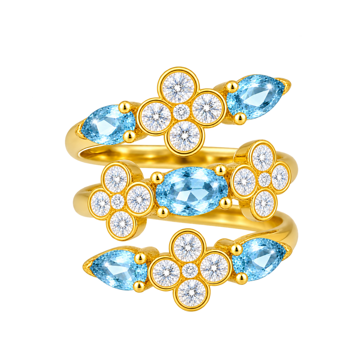 Bague Margaux - Aigues-Marines