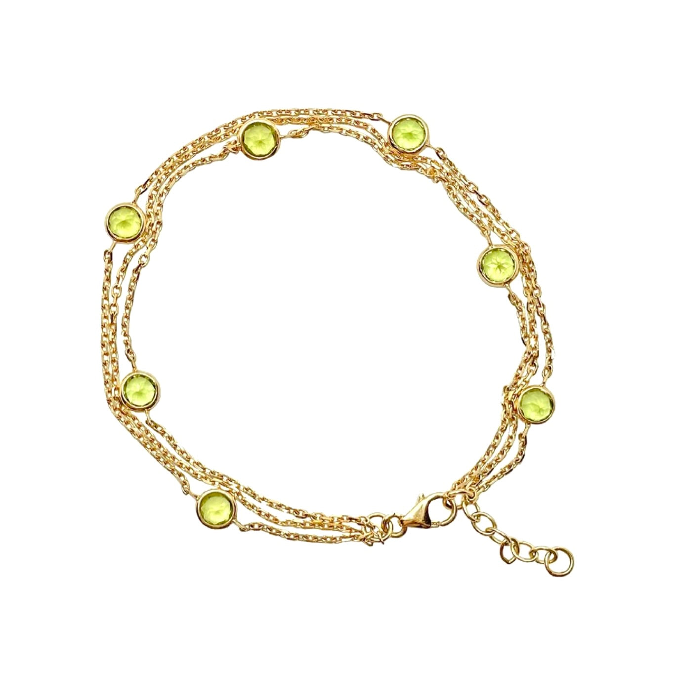 Mathilde Bracelet - Peridots