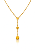 Charger l&#39;image dans la galerie, Collier Claire - Citrines
