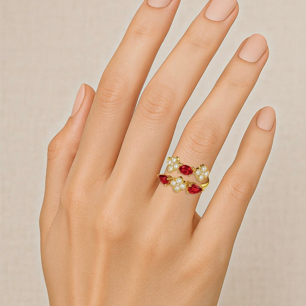 Elisabeth Ring - Garnets