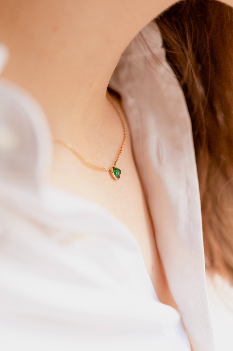 Daisy Necklace - Tourmaline