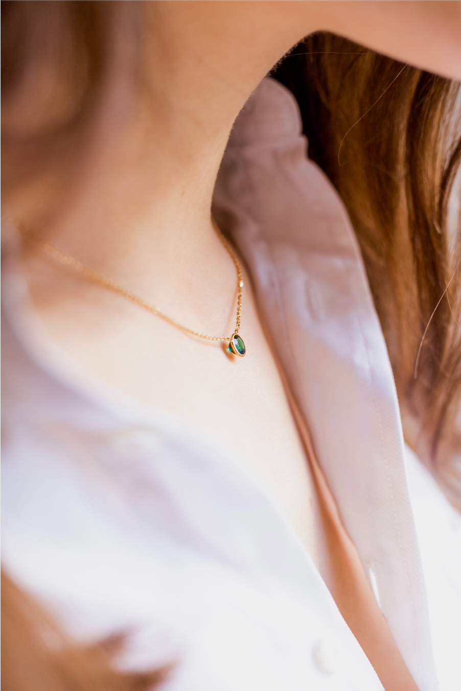 Daisy Necklace - Tourmaline