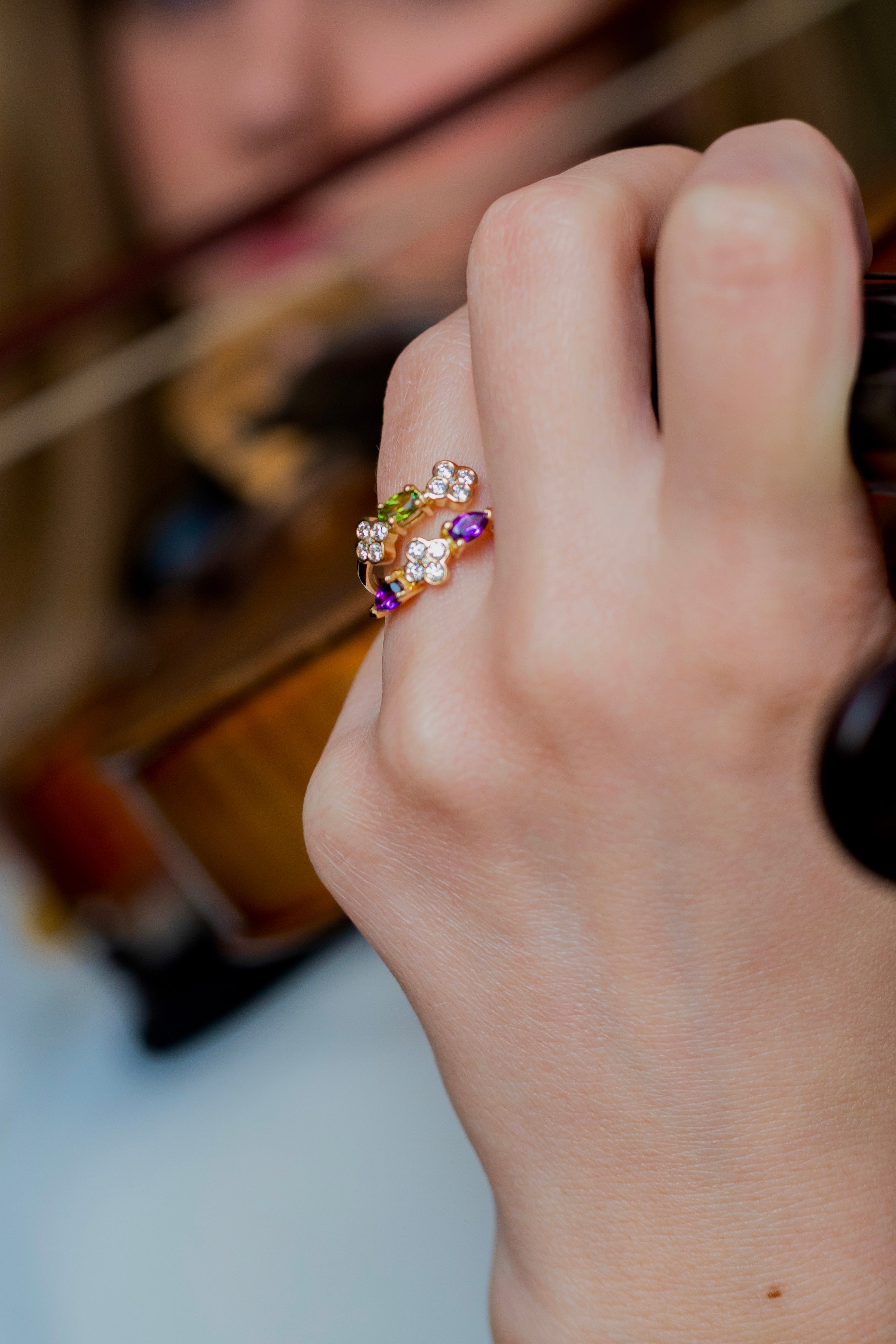 Elisabeth Ring - Topaz and Sapphires