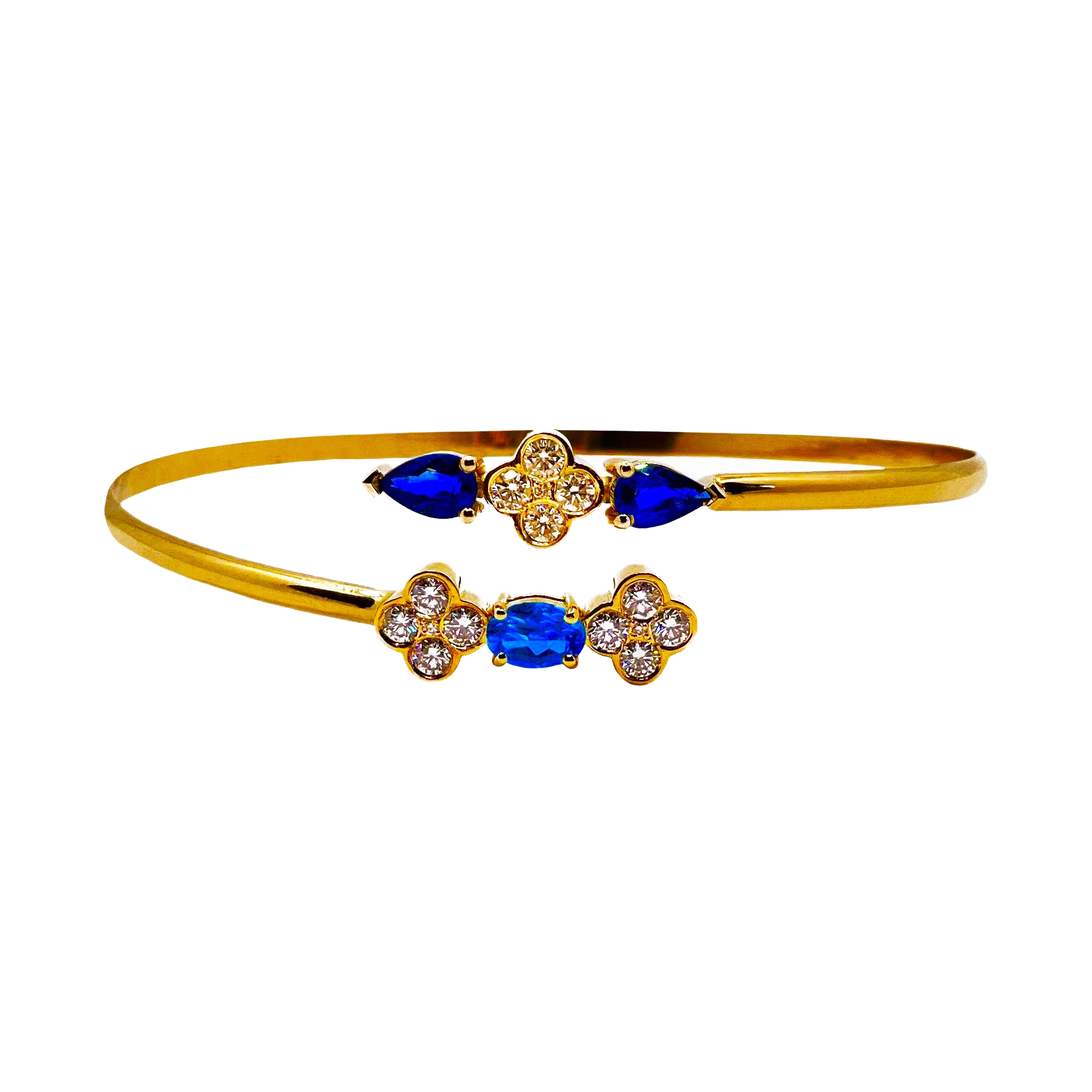 Diane Bracelet - Topaz and Sapphires